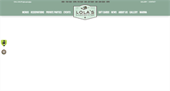 Desktop Screenshot of lolaslakehouse.com